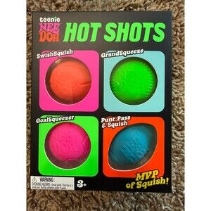 HOT SHOT TEENIE NEEDOH 4 Pack VIRAL TOY